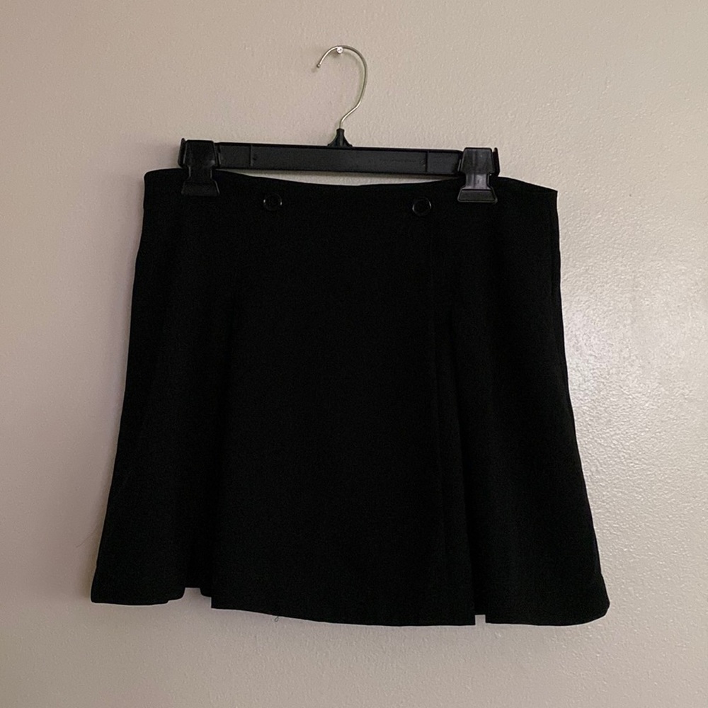 Forever 21 Black Button Skirt